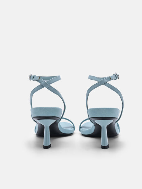 Gi&agrave;y sandals cao g&oacute;t Maika, Aqua, hi-res