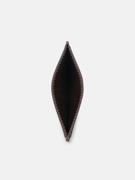 Leather Card Holder, Taupe, hi-res