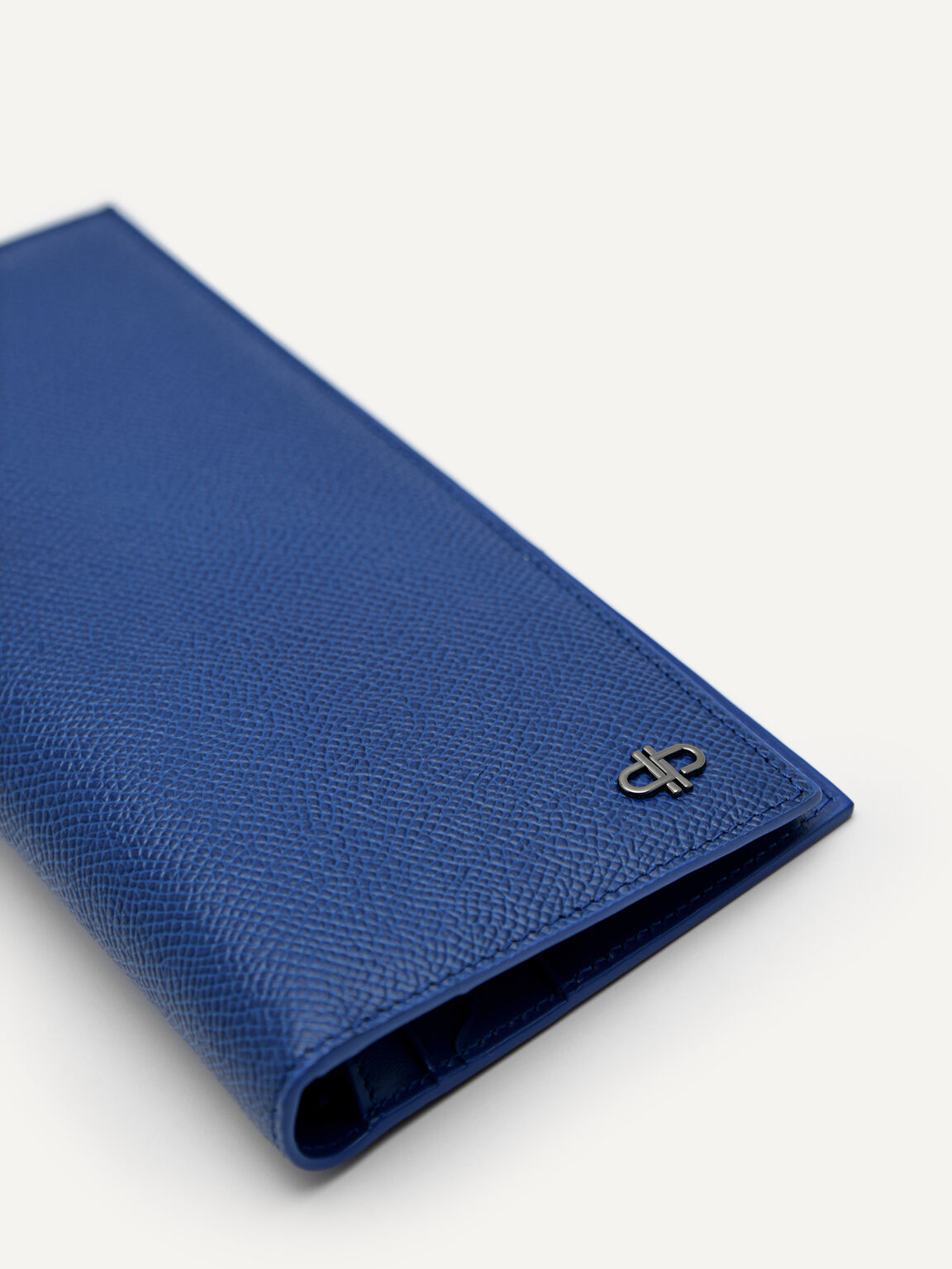PEDRO Icon Leather Long Wallet, Navy, hi-res