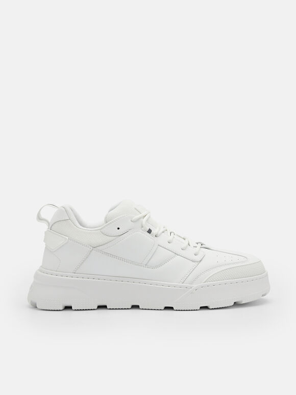 Arc Court Sneakers, White, hi-res