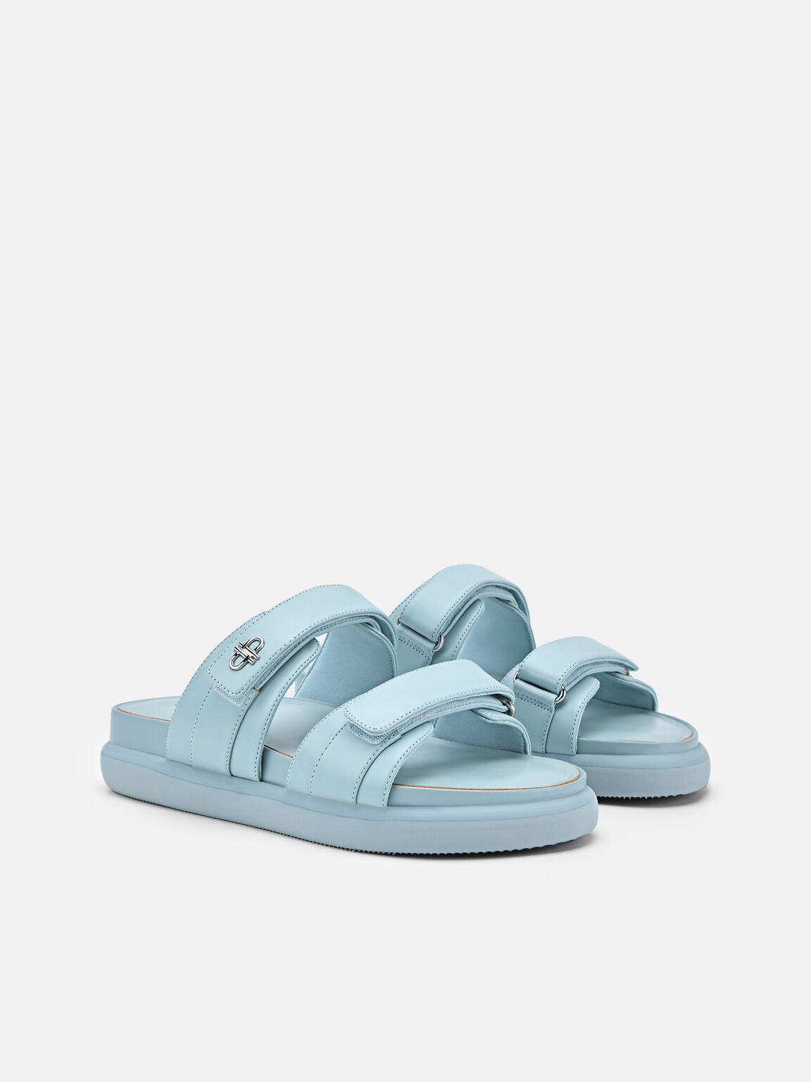 D&eacute;p quai ngang Velcro, Xanh m&ograve;ng k&eacute;t, hi-res