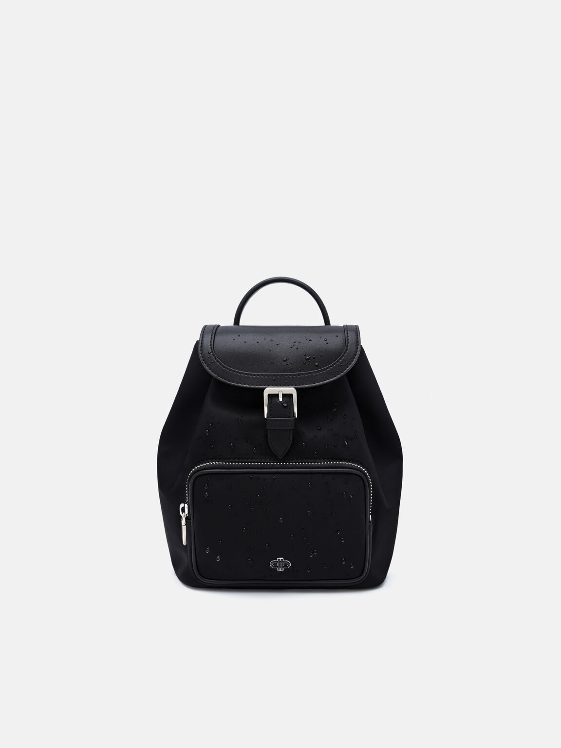 Ilena Nylon Backpack, Black Nylon, hi-res