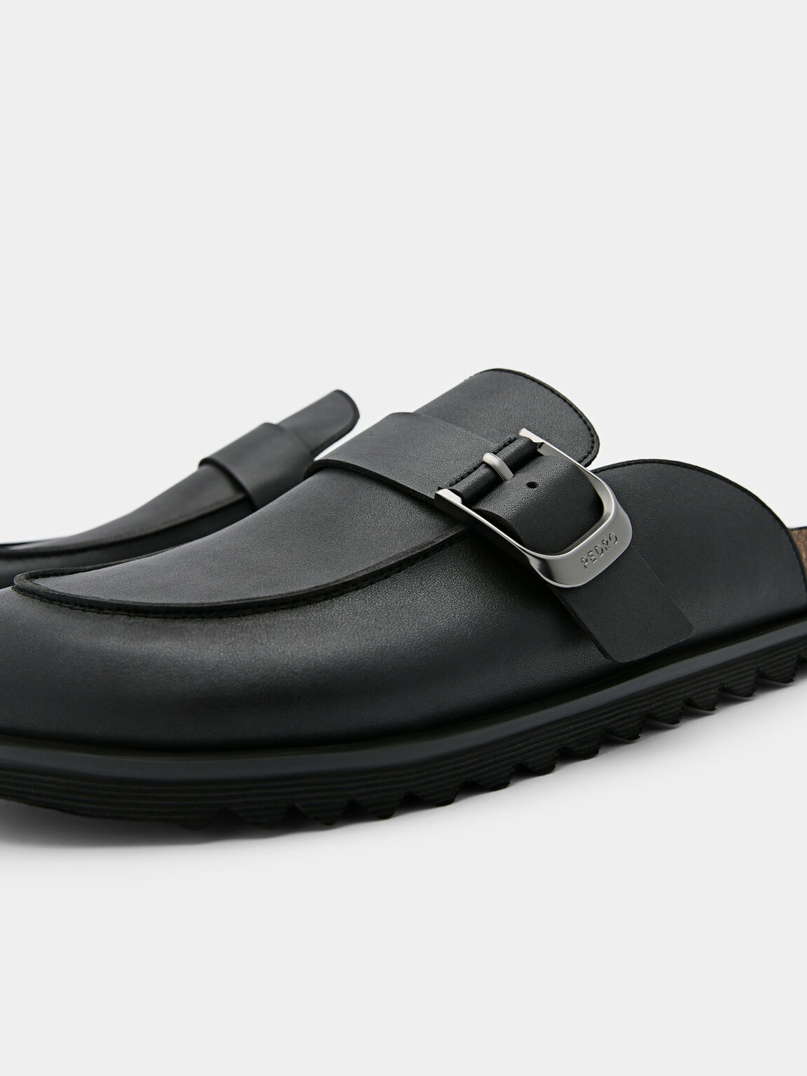 Men's Helix Slip-On Sandals, Black, hi-res