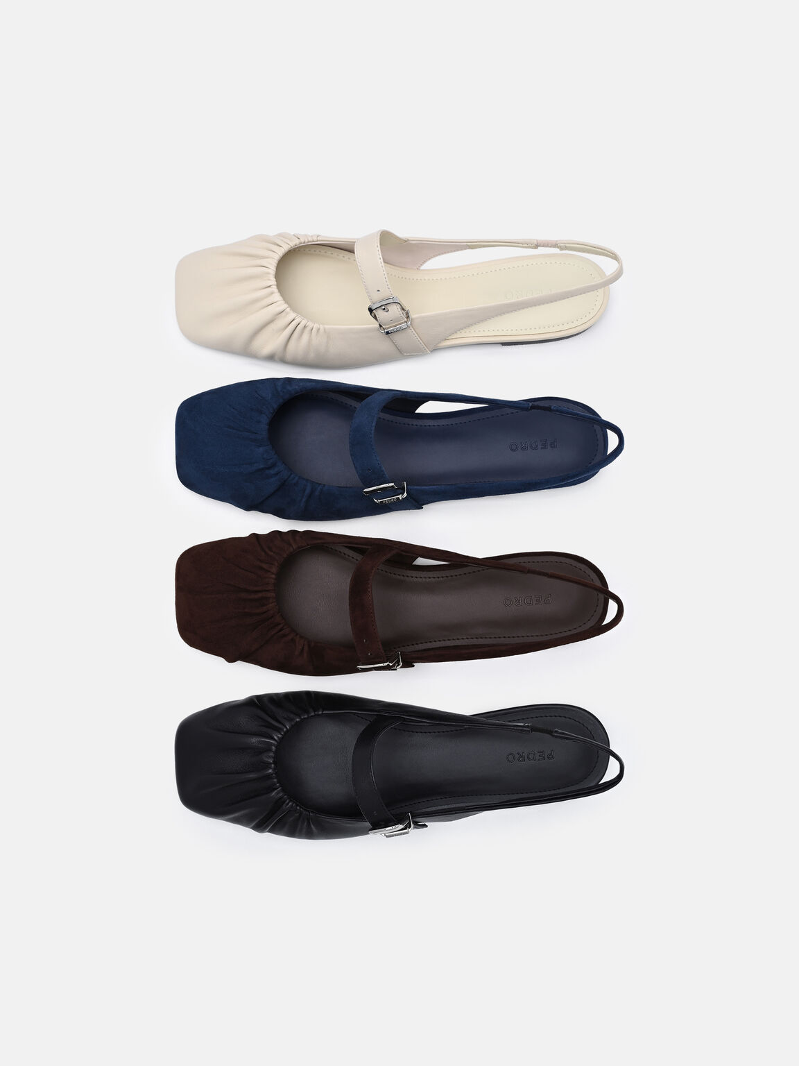 Gi&agrave;y sandals đế bệt Gabrielle, Đen, hi-res