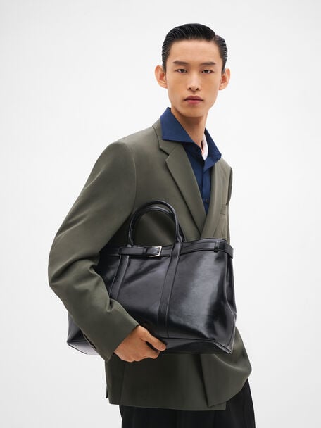 Tyson Duffel Bag, Black, hi-res