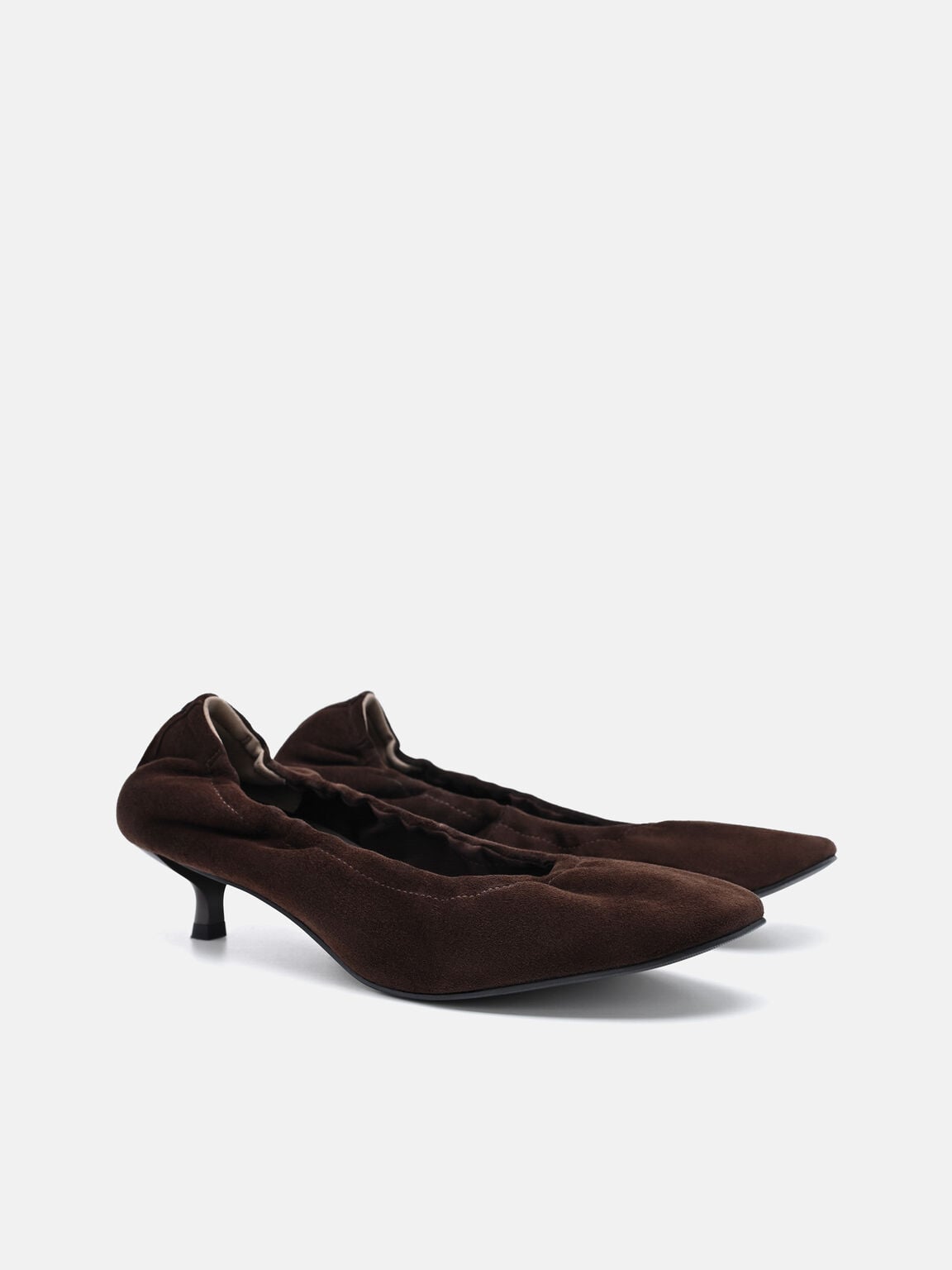 Gi&agrave;y cao g&oacute;t b&iacute;t mũi Gabrielle, Dark Brown Suede, hi-res