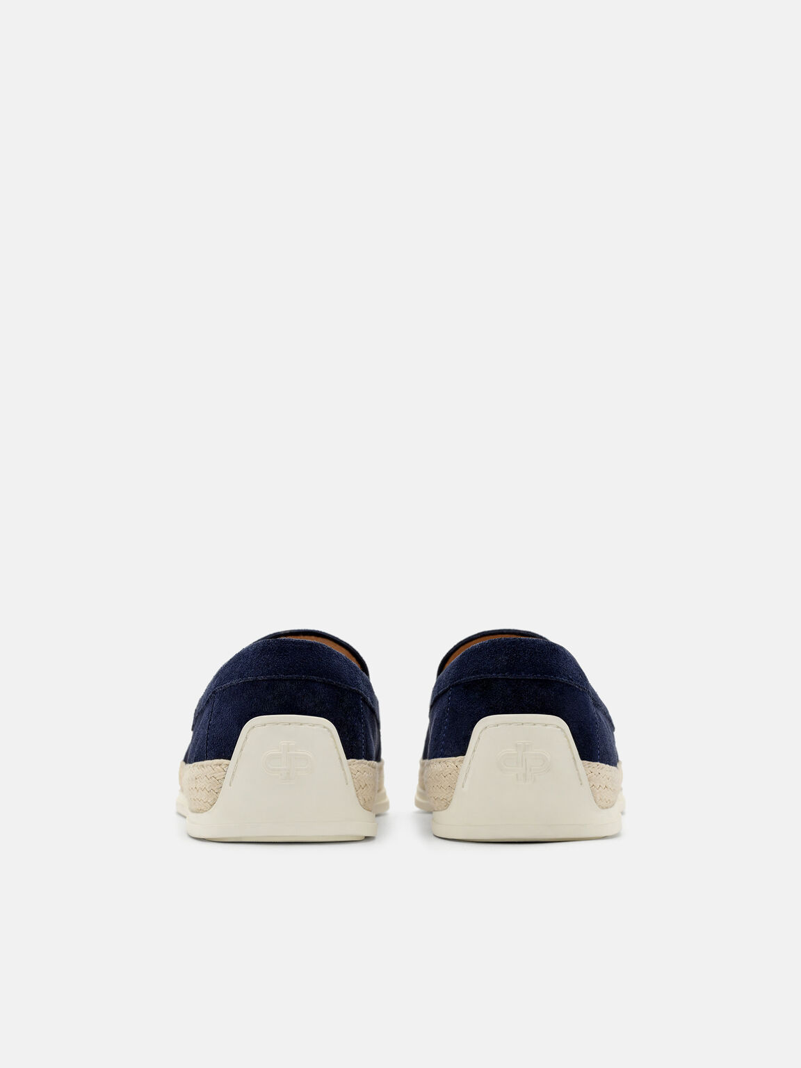 Gi&agrave;y lười mũi tr&ograve;n Vito Suede, Xanh navy, hi-res