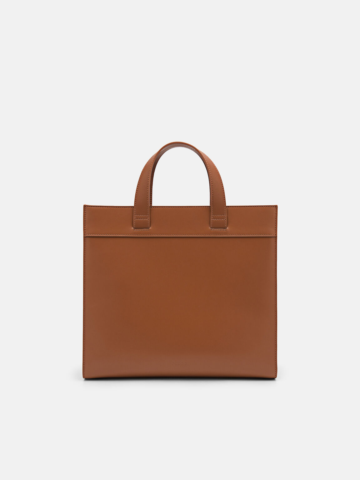 PEDRO Icon Leather Tote Bag, Cognac, hi-res