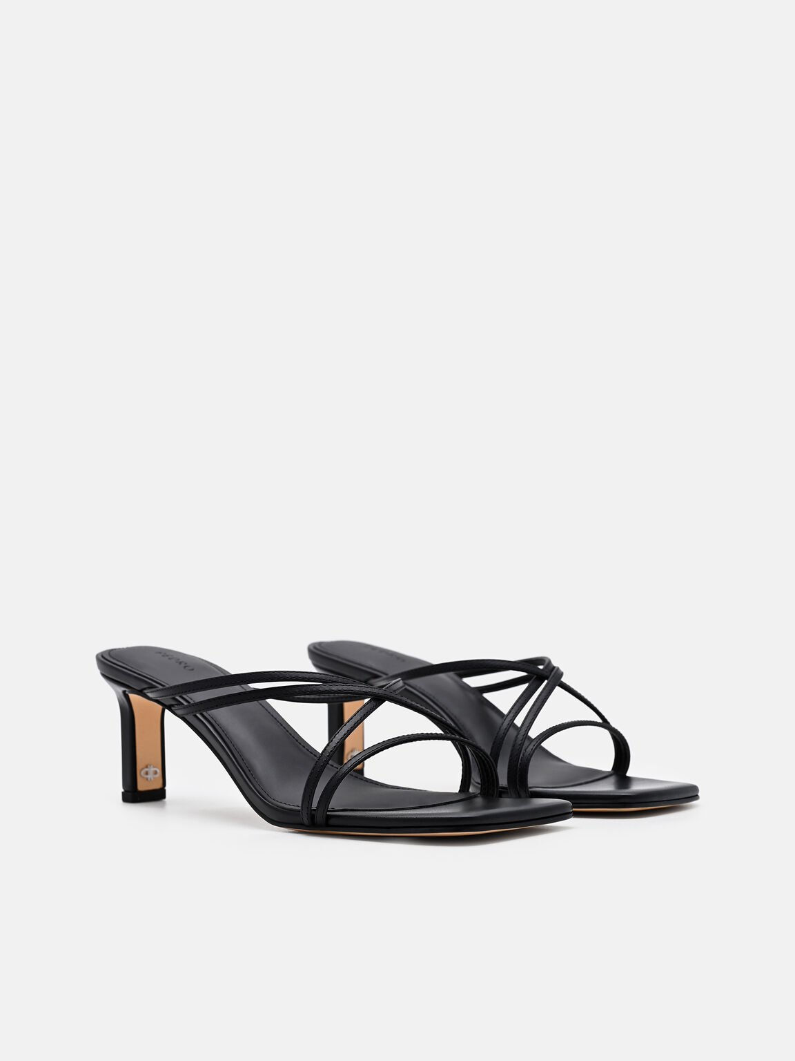 Gi&agrave;y mules cao g&oacute;t Sydney, Đen, hi-res