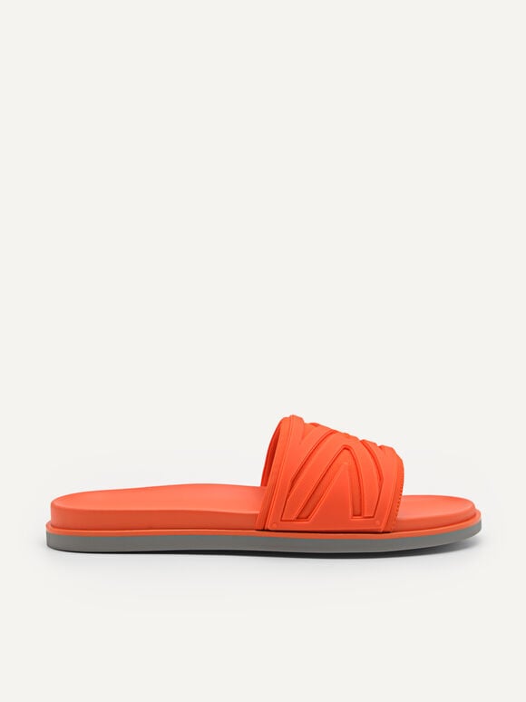 Nova Slide Sandals, Orange