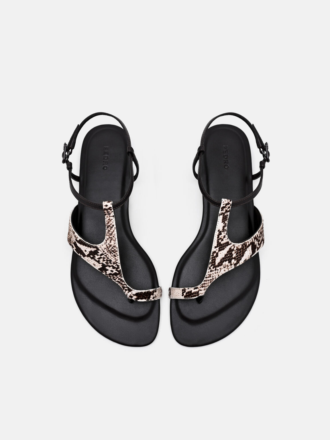 Calfhair Ankle Strap Sandals, Multi, hi-res