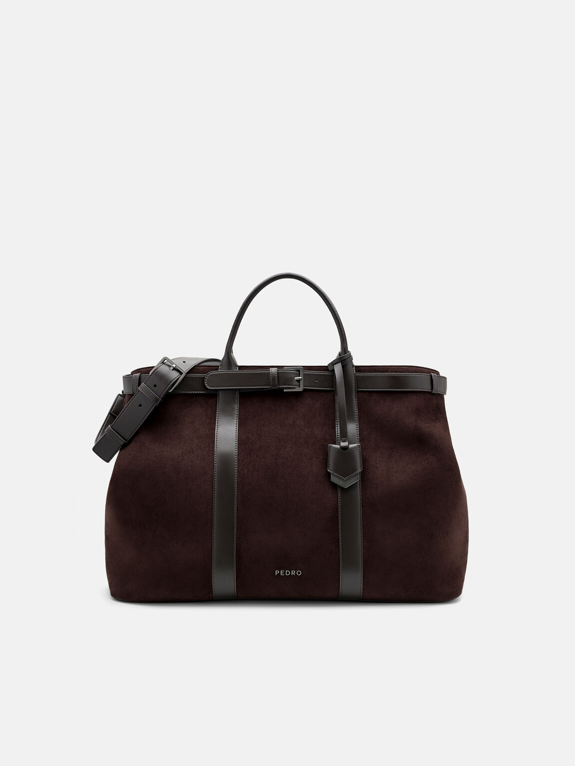 T&uacute;i du lịch phom chữ nhật Tyson, Espresso Brown Suede, hi-res