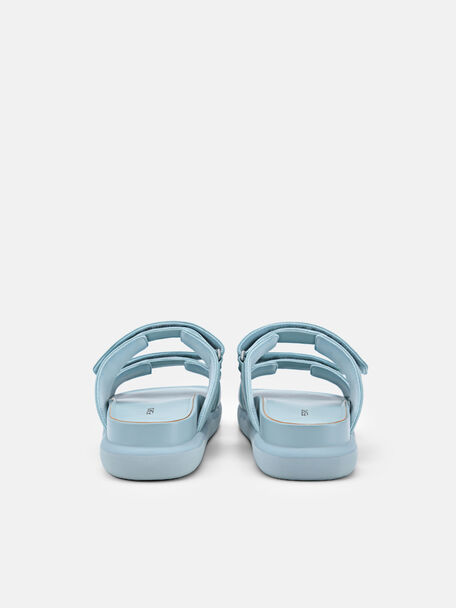 D&eacute;p quai ngang Velcro, Xanh m&ograve;ng k&eacute;t, hi-res