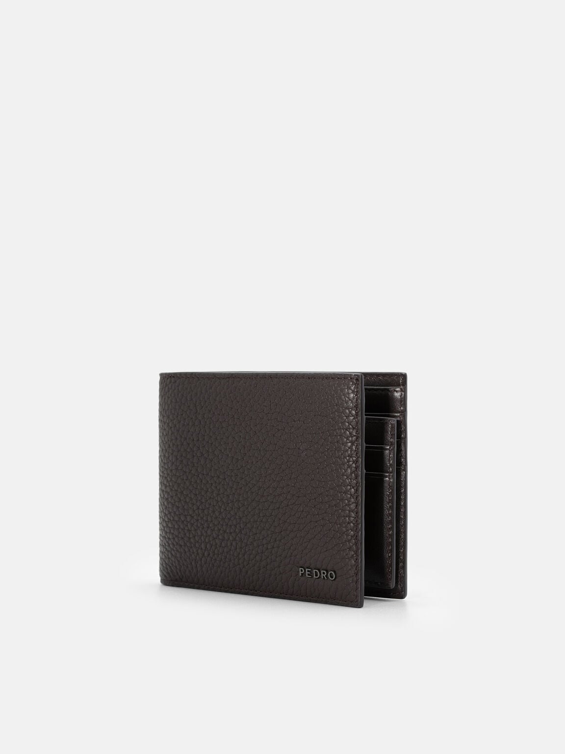 V&iacute; ngắ d&aacute;ng gập Tumbled Leather, Espresso Brown Tumble, hi-res