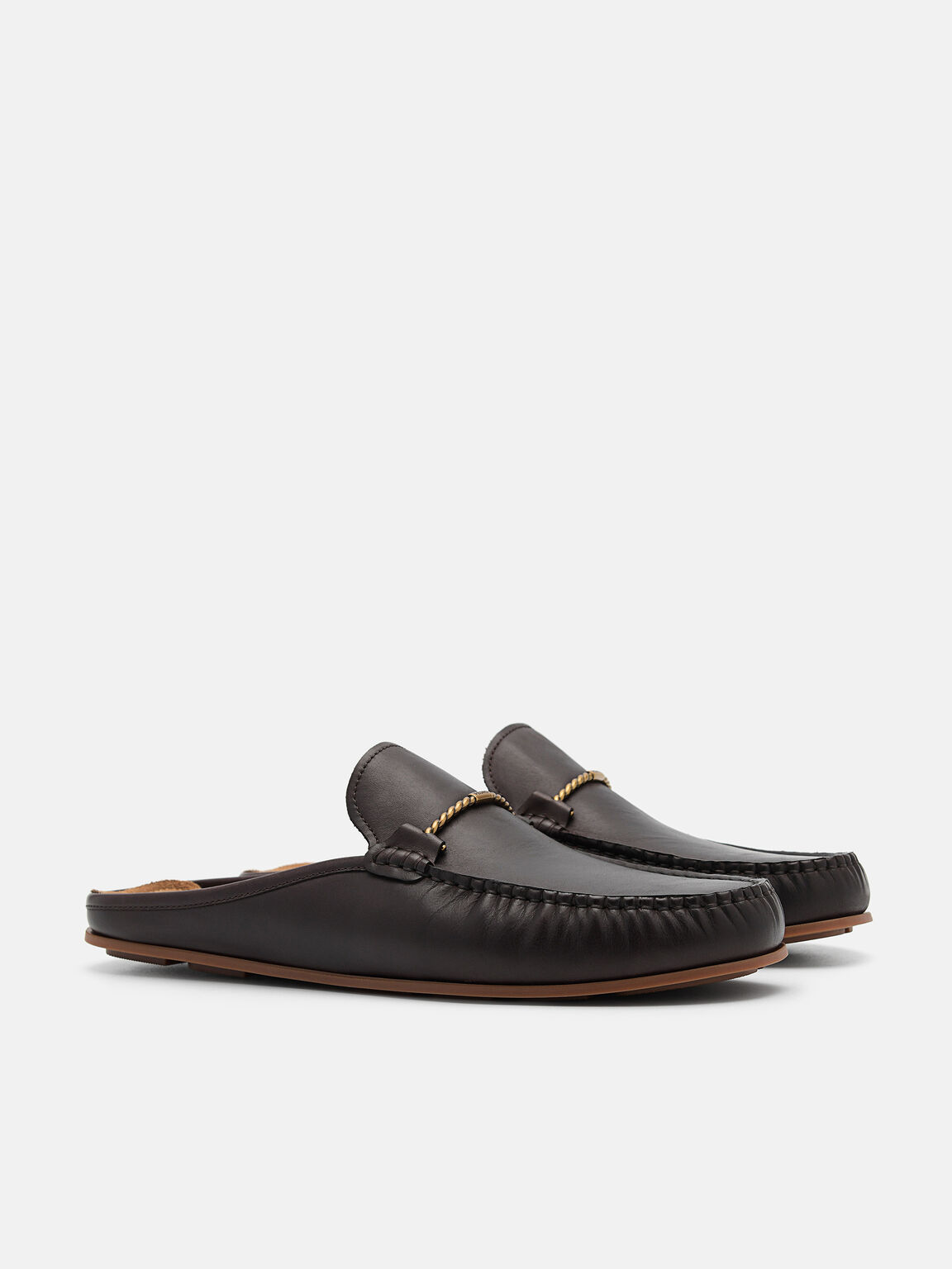 Hawser Leather Slip-On Driving Shoes, Dark Brown, hi-res