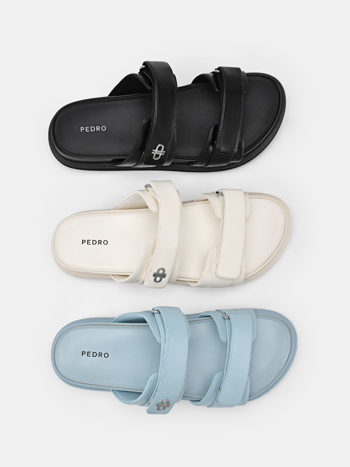 D&eacute;p quai ngang Velcro, Phấn, hi-res
