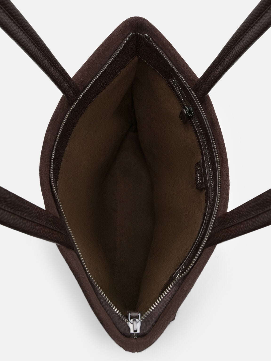 T&uacute;i tote h&igrave;nh vu&ocirc;ng Asher Suede, Espresso Brown Suede, hi-res