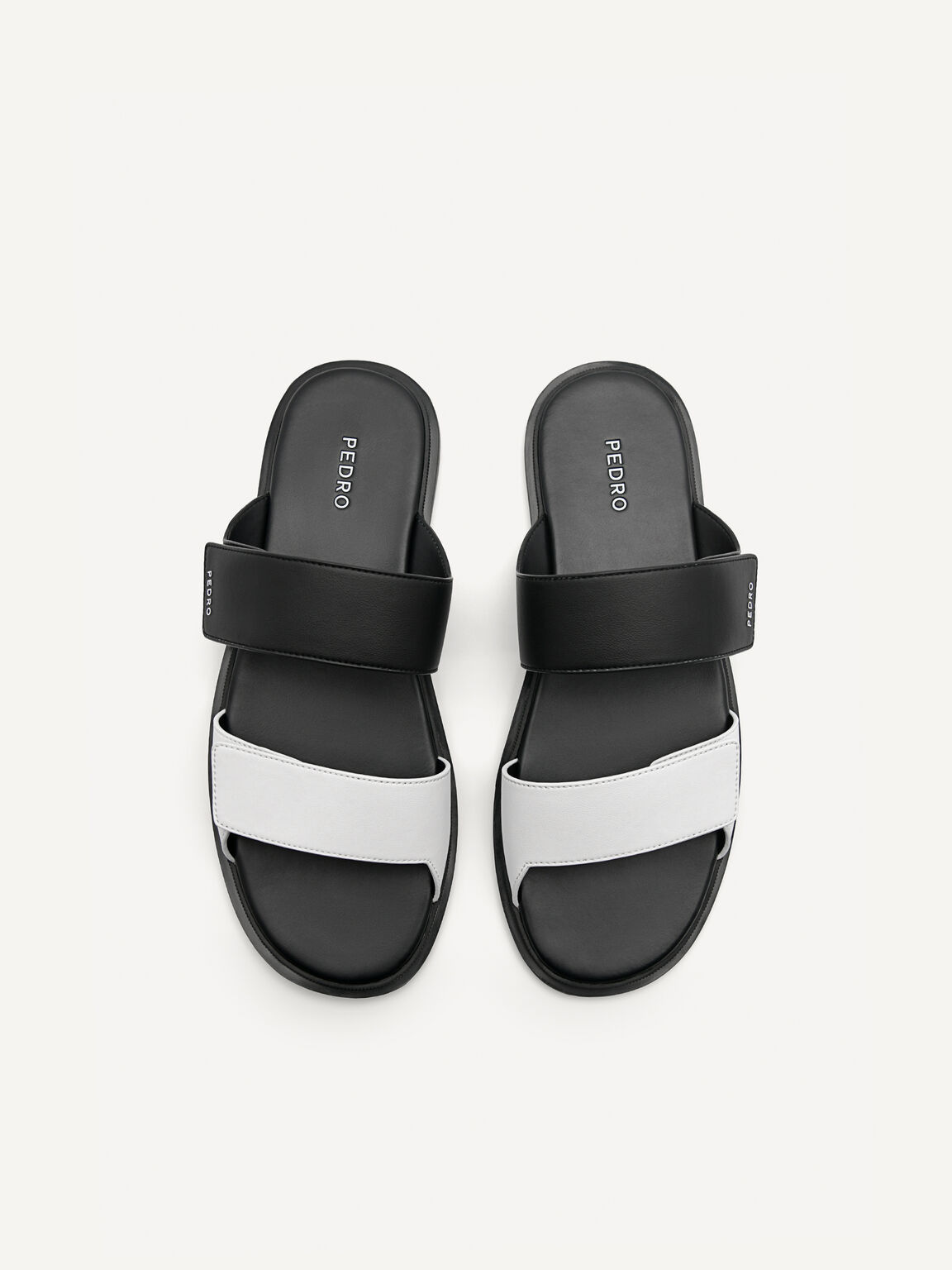 Stride Slide Sandals, Black, hi-res