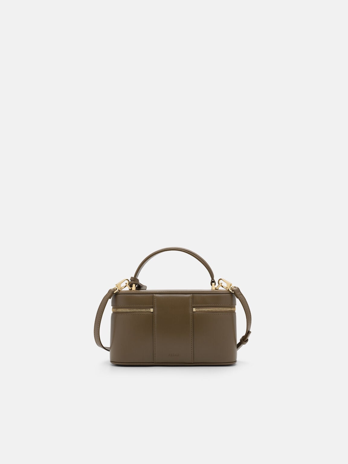 Ari Leather Shoulder Bag, Dark Taupe, hi-res