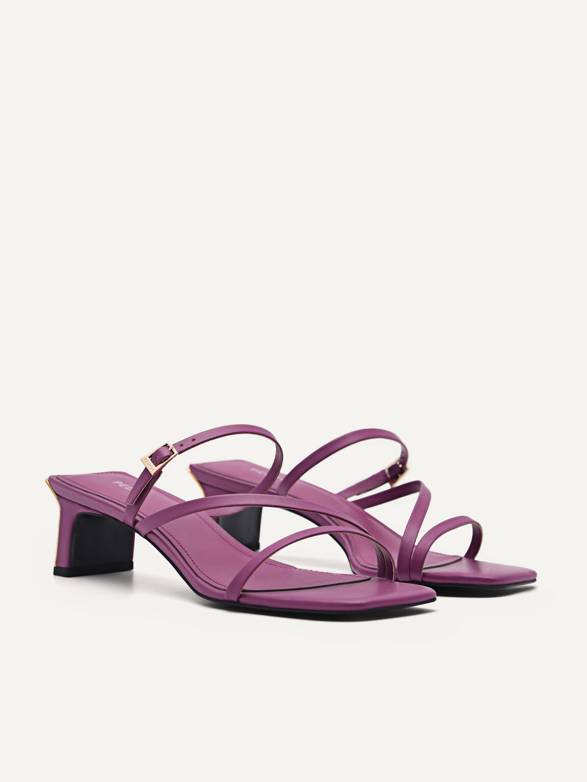 Lyra Heel Sandals, Purple, hi-res