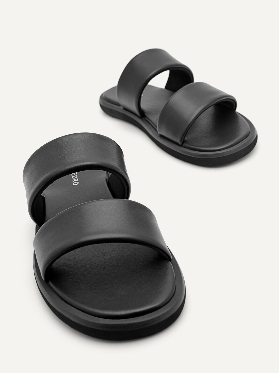 Slide Sandals, Black