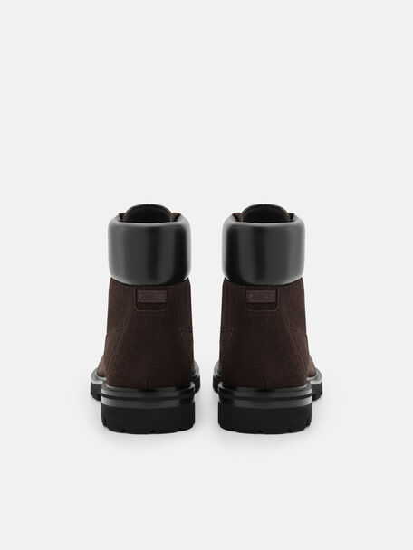 Gi&agrave;y boots cổ cao Wilder, Espresso Brown Suede, hi-res