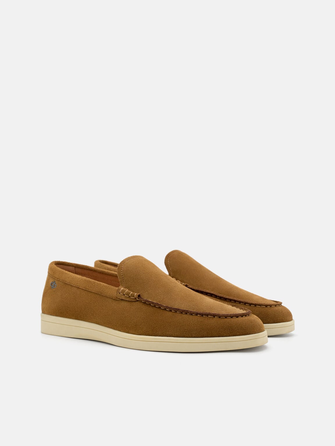 Gi&agrave;y lười đế bệt mũi tr&ograve;n Roam, Dark Camel Suede, hi-res