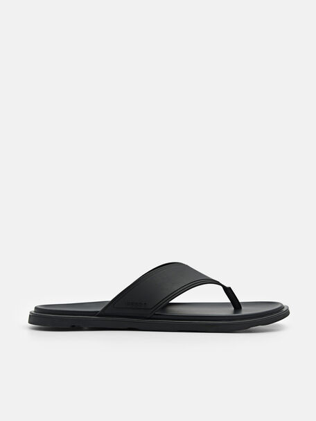 Pascal Thong Sandals, Black, hi-res