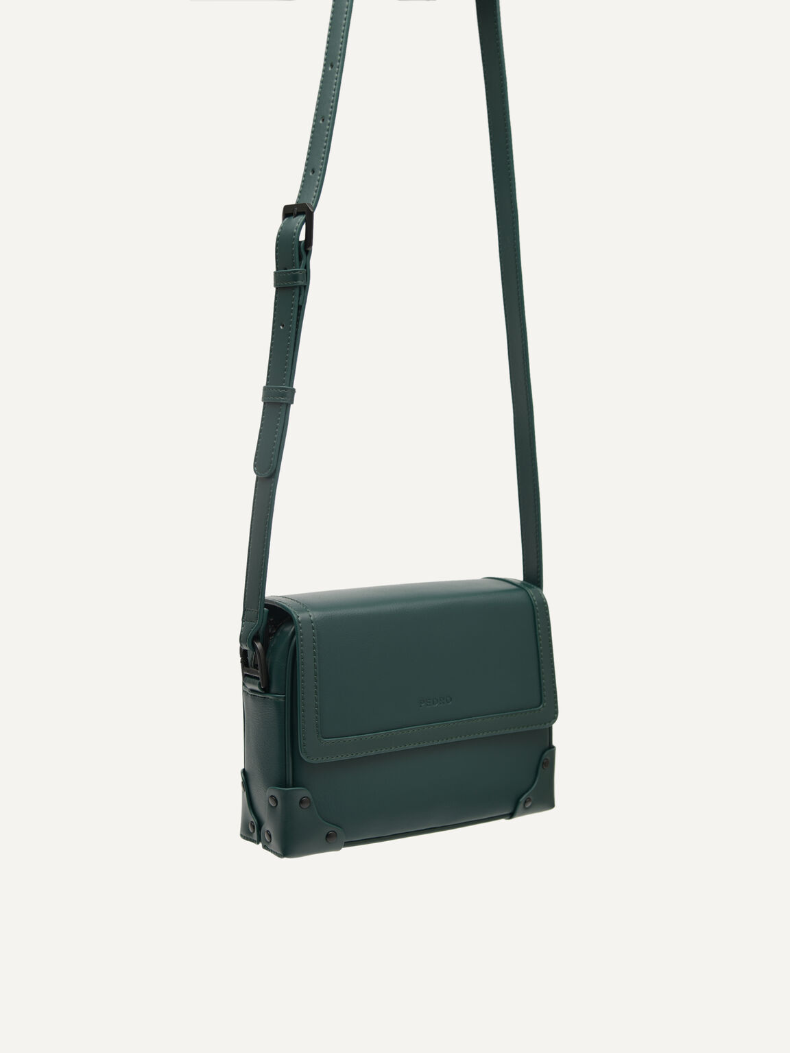 Norton Boxy Sling Bag, Dark Green, hi-res