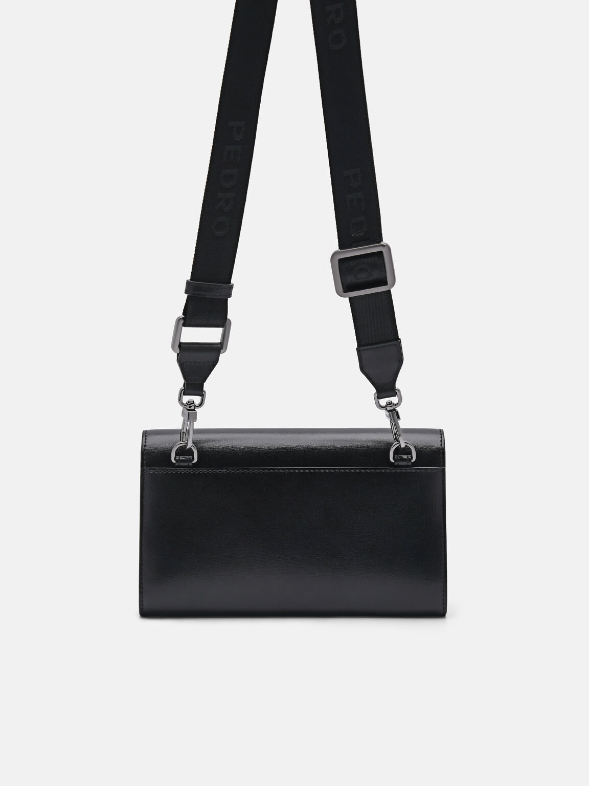 Túi đeo chéo chữ nhật Taper Leather Phone Pouch, Đen, hi-res