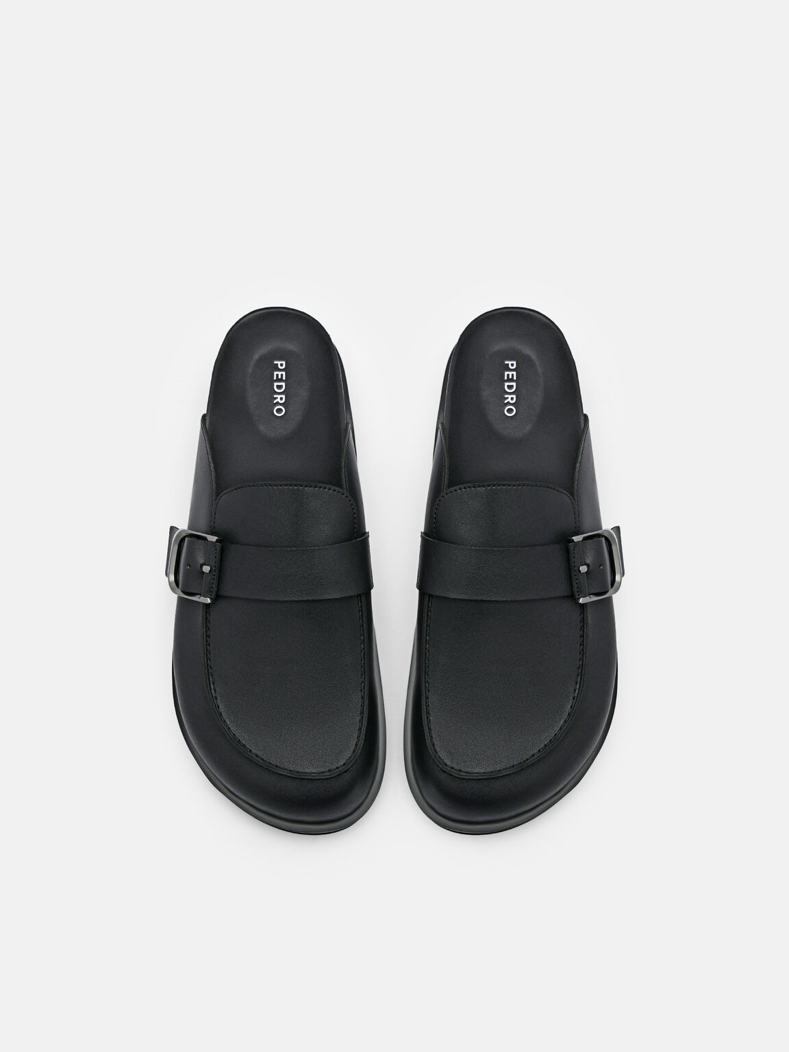 Men's Helix Slip-On Sandals, Black, hi-res