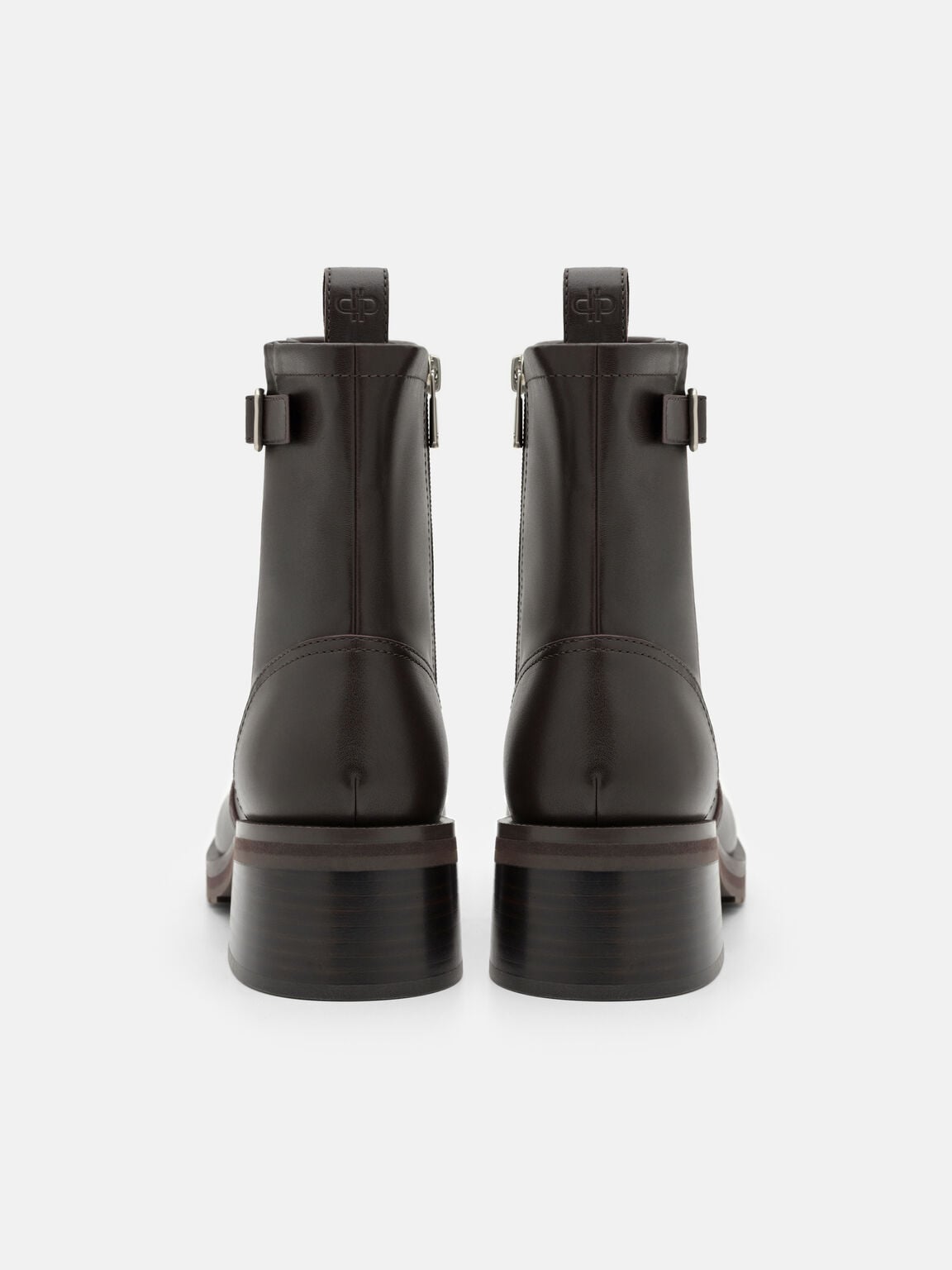 Wilkins Leather Boots, Dark Brown, hi-res