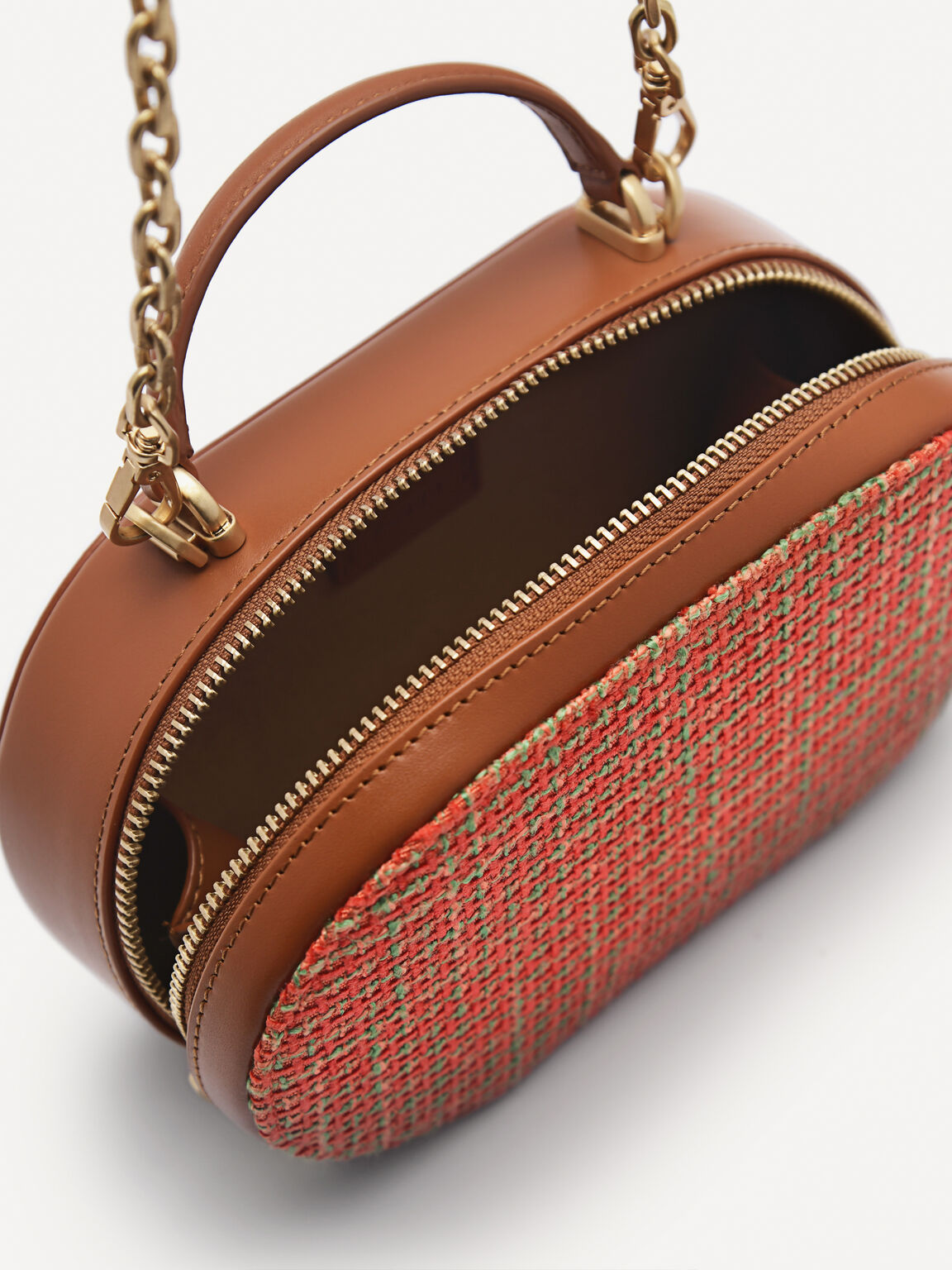 PEDRO Studio Cara Leather & Fabric Mini Shoulder Bag, Multi, hi-res