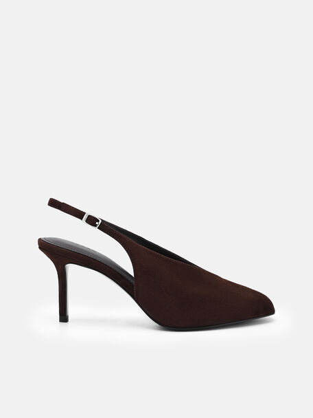 Gi&agrave;y sandals cao g&oacute;t Sylvie, Dark Brown Suede, hi-res