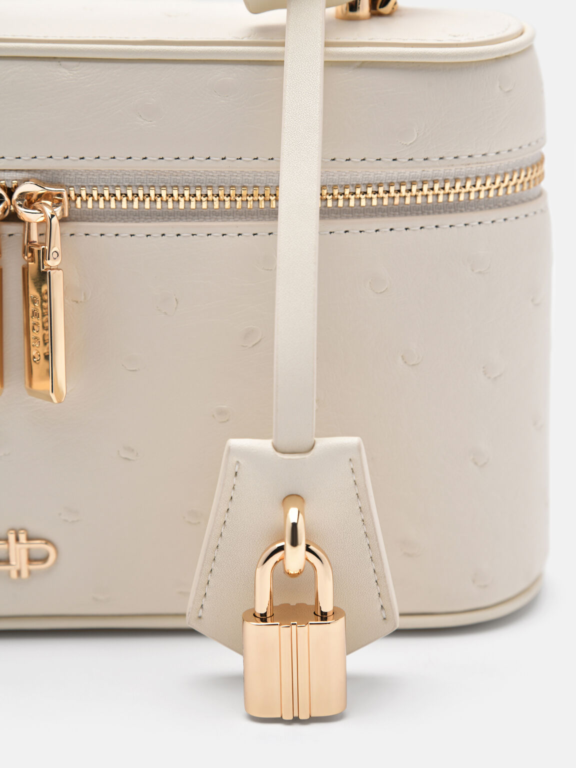 Ari Leather Shoulder Bag, Beige, hi-res