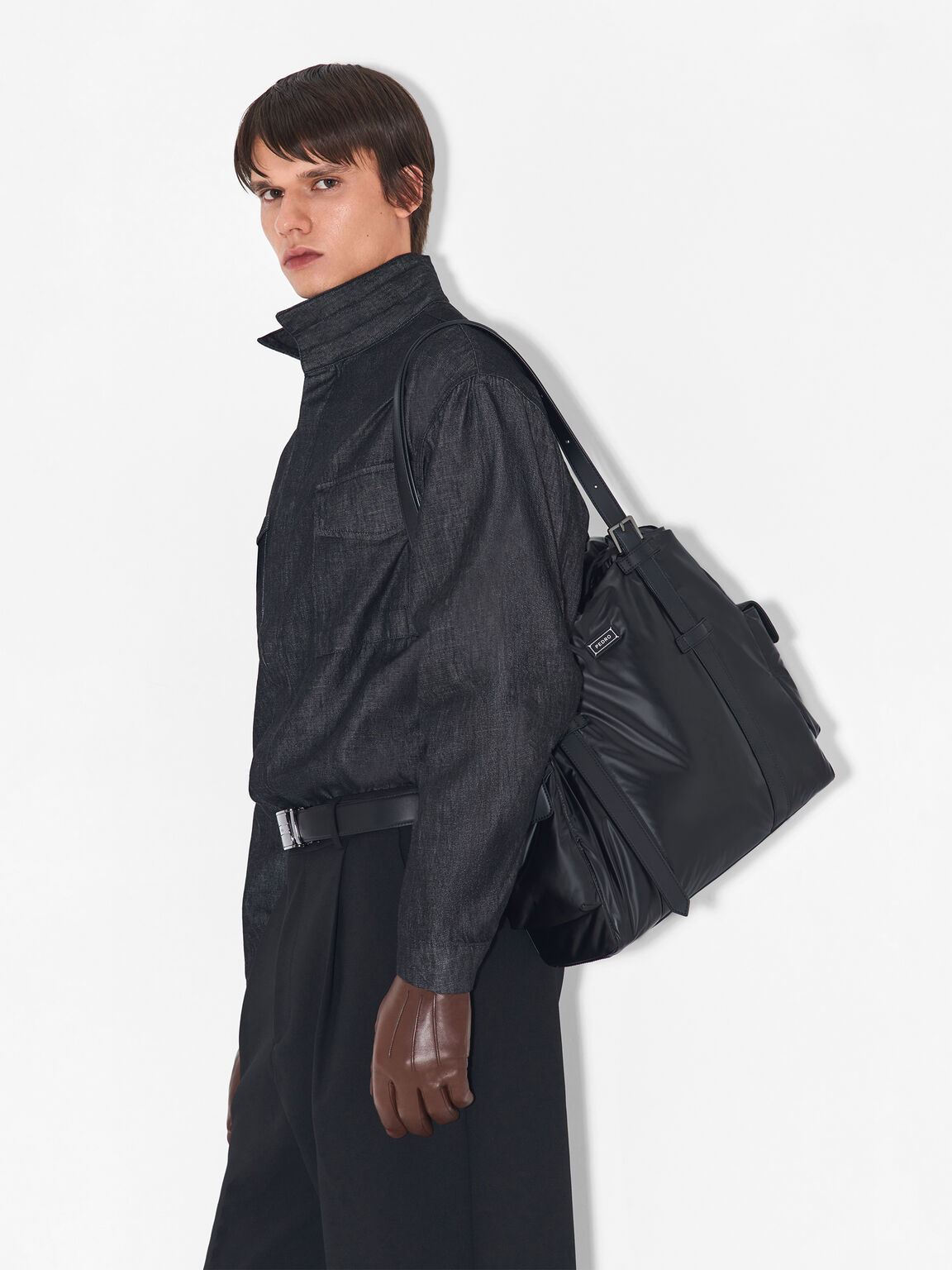 Casper Tote Bag, Black