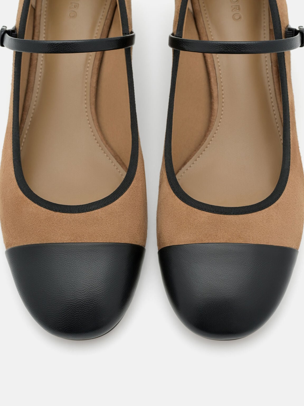 Gi&agrave;y cao g&oacute;t b&iacute;t mũi Claude, Beige Suede, hi-res