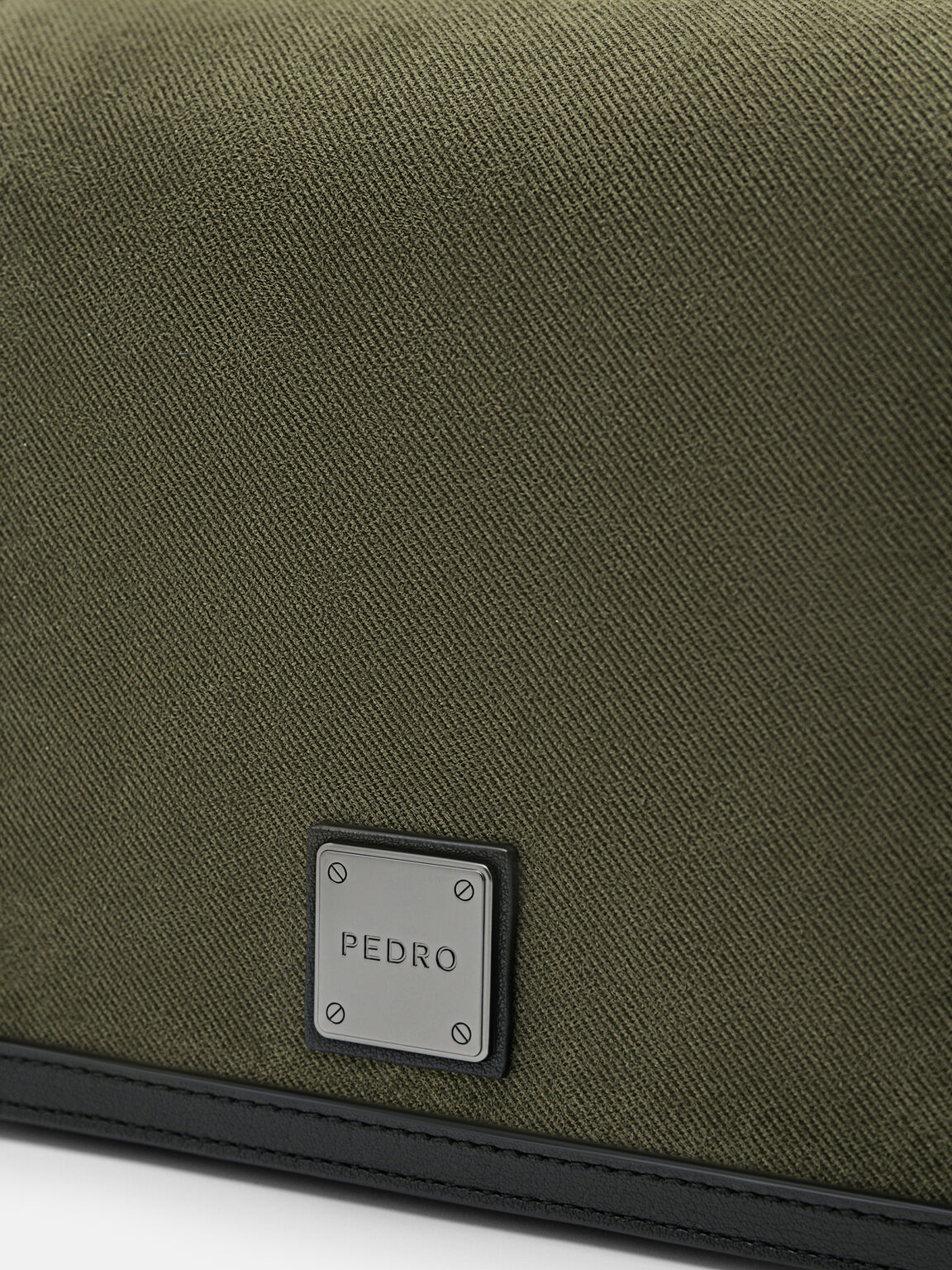 Túi đeo chéo phom chữ nhật Harris, Xanh Quân Đội, hi-res