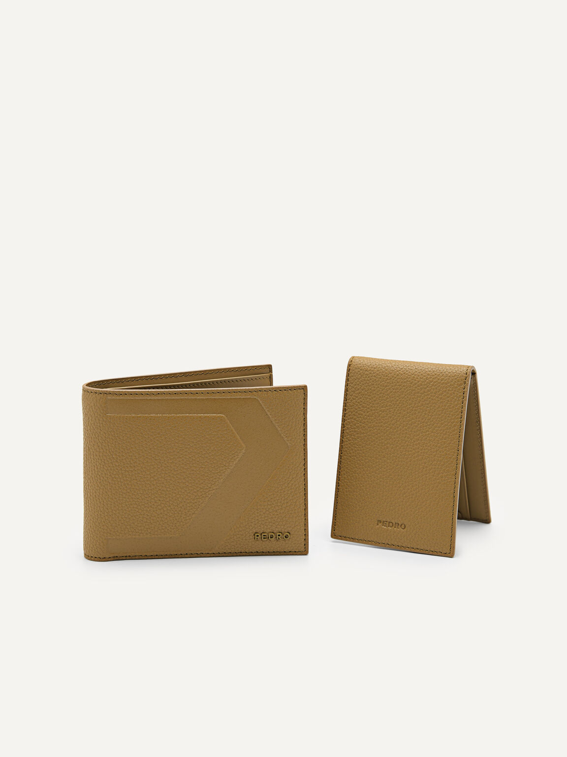 Leather Bi-Fold Insert Wallet, Mustard, hi-res