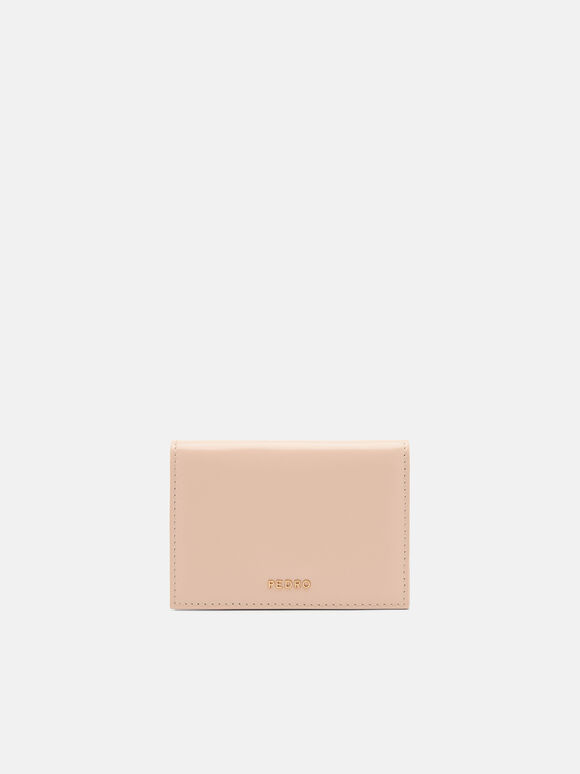 PEDRO Studio Leather Bi-Fold Card Holder, Nude, hi-res