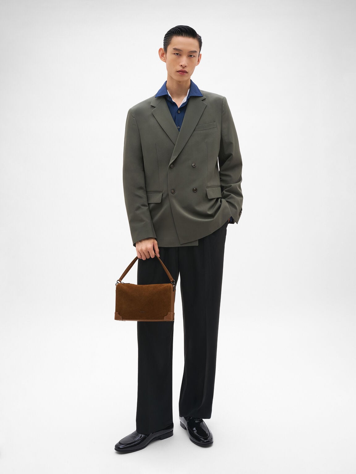 Maven Suede Crossbody Bag, Camel Suede, hi-res