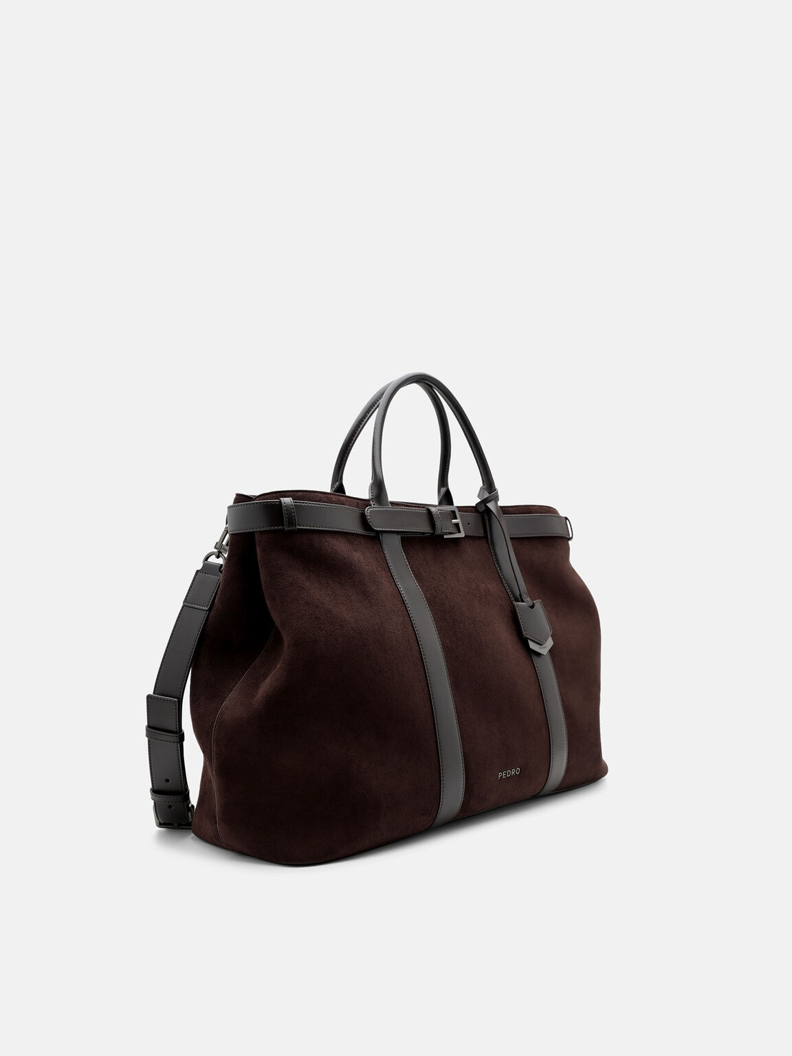 T&uacute;i du lịch phom chữ nhật Tyson, Espresso Brown Suede, hi-res