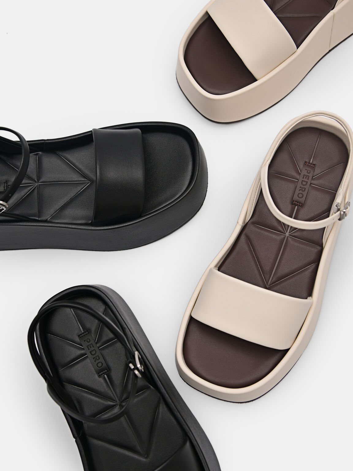 Aster Platform Sandals, Beige, hi-res