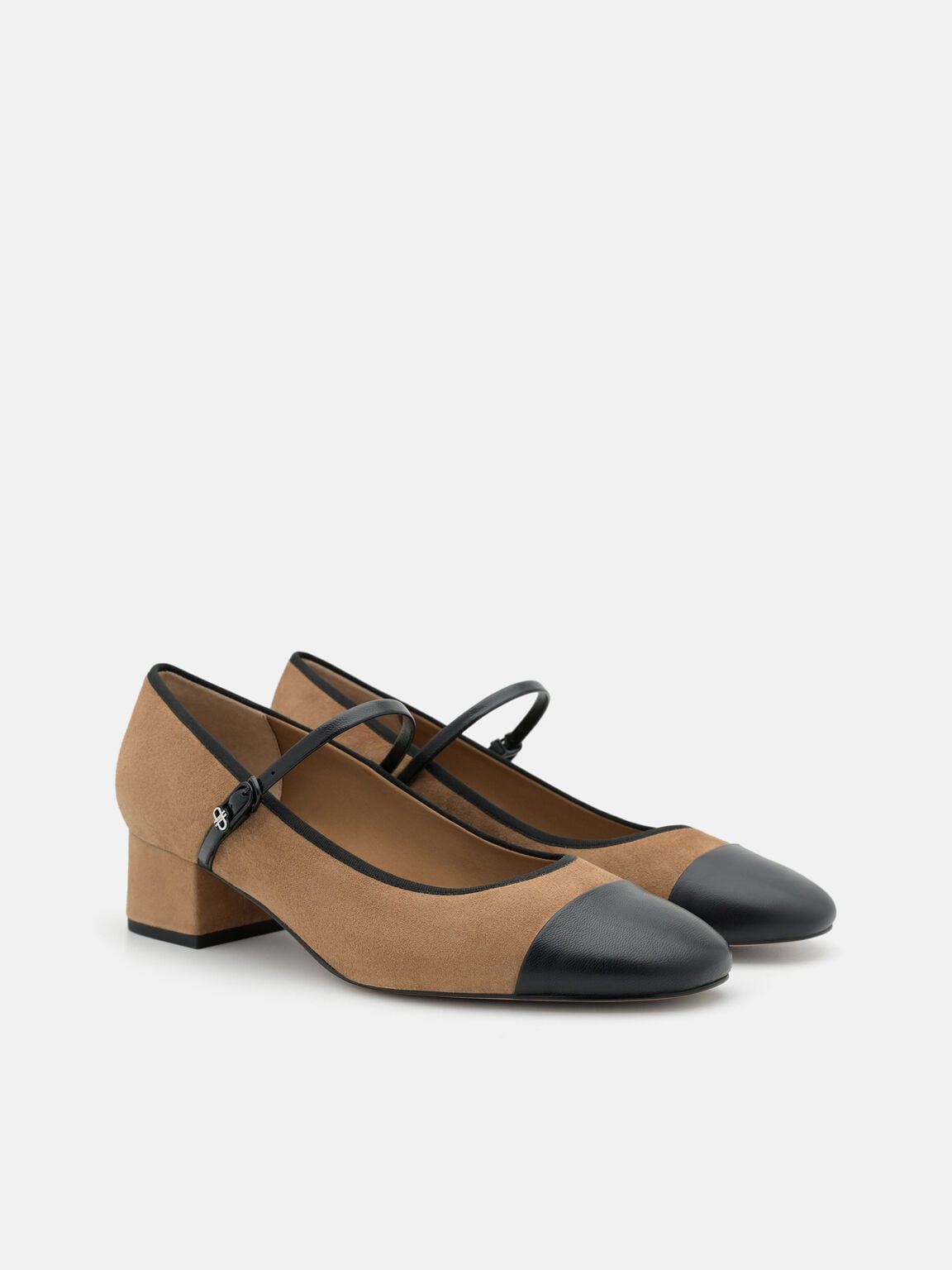Gi&agrave;y cao g&oacute;t b&iacute;t mũi Claude, Beige Suede, hi-res