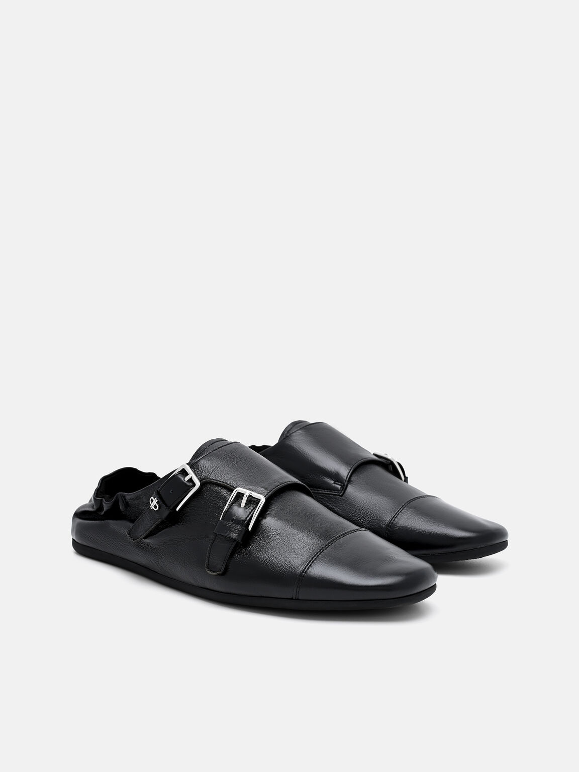Lauren Leather Oxford Shoes, Black, hi-res
