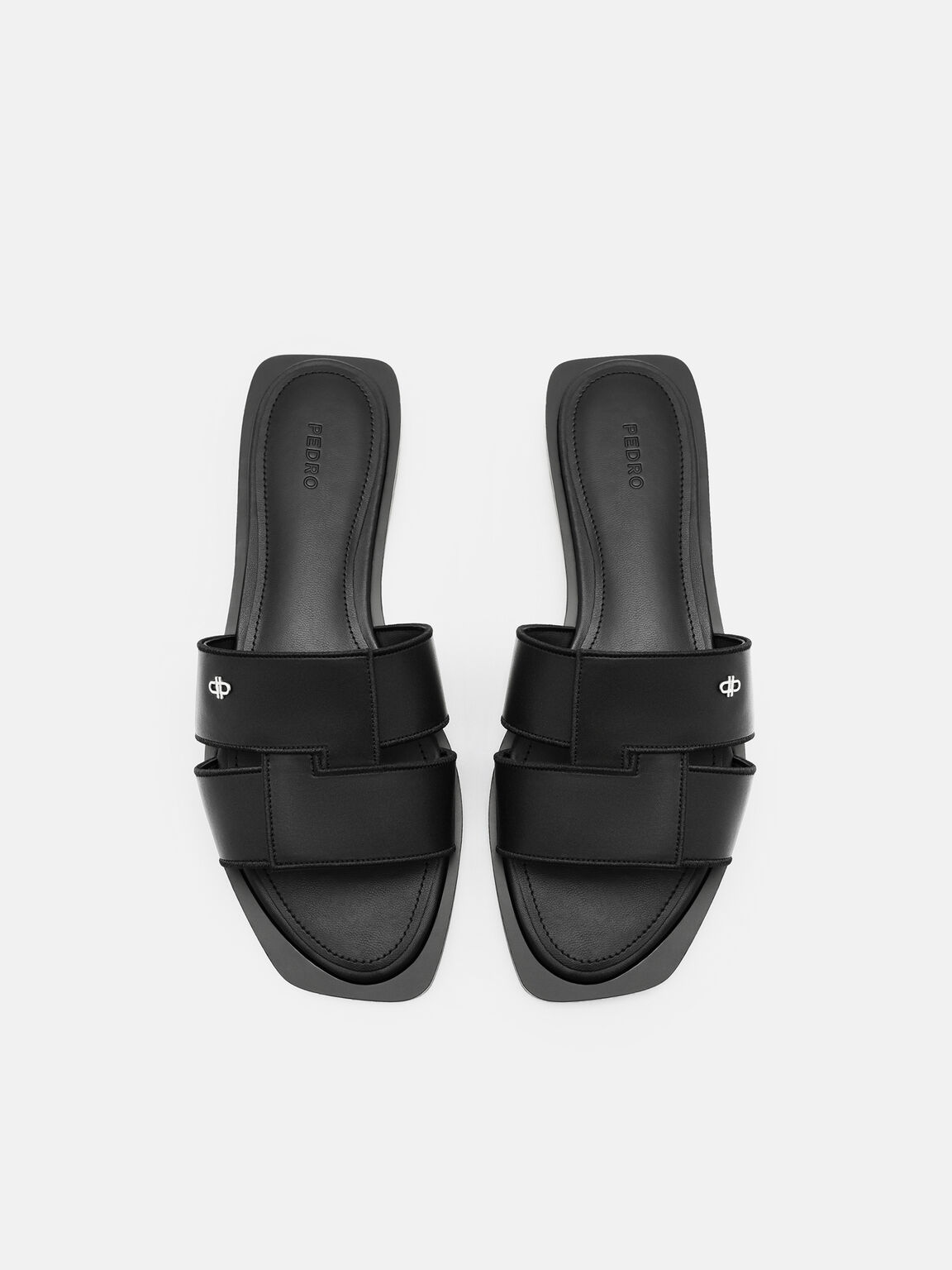 Iza Sandals, Black, hi-res
