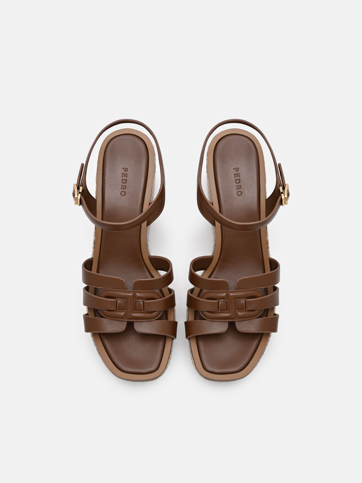 Gi&agrave;y sandals đế xuồng Carmel, Rượu Cognac, hi-res