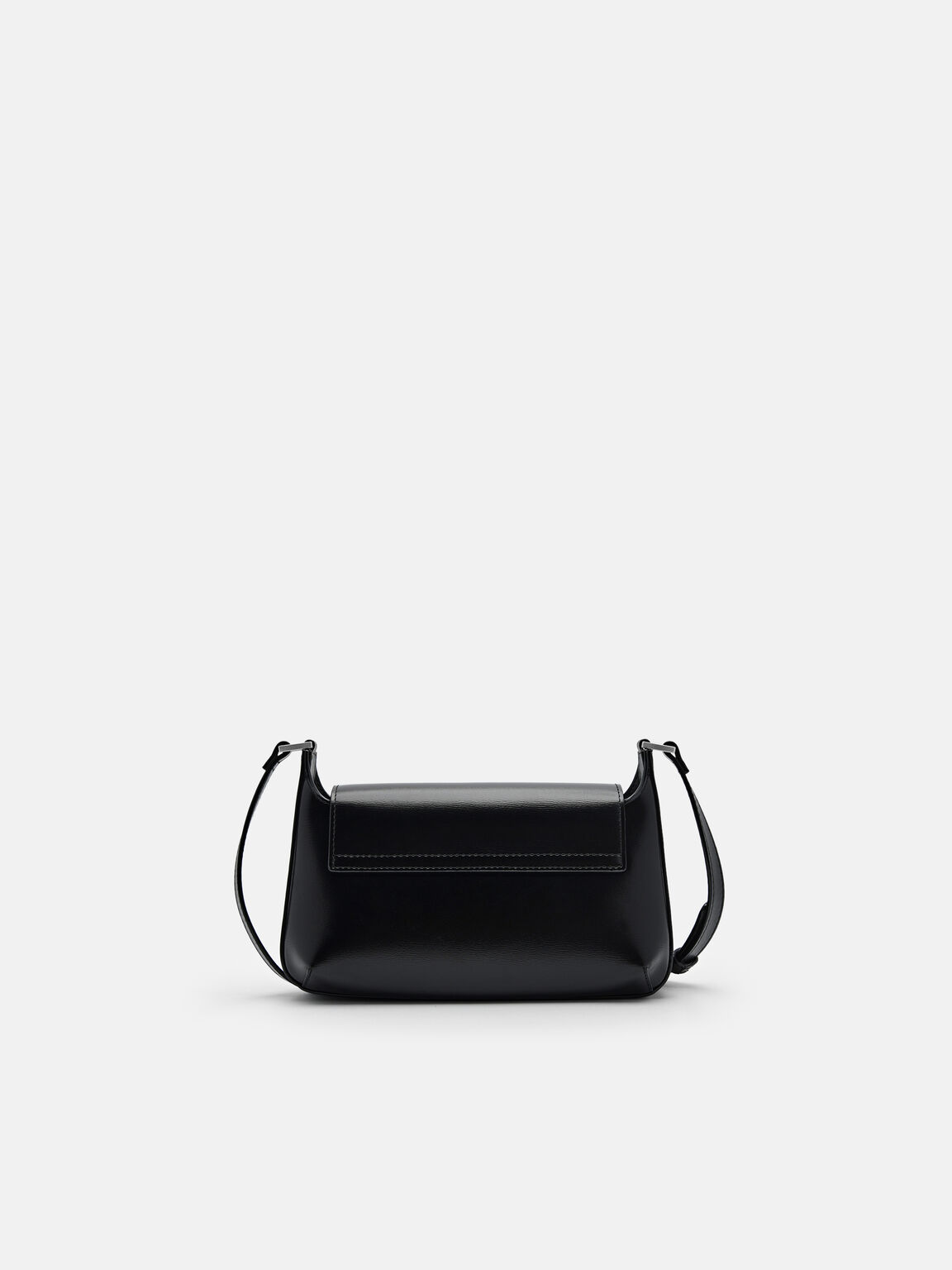 Túi đeo vai Studio Leather Phone Pouch, Đen, hi-res