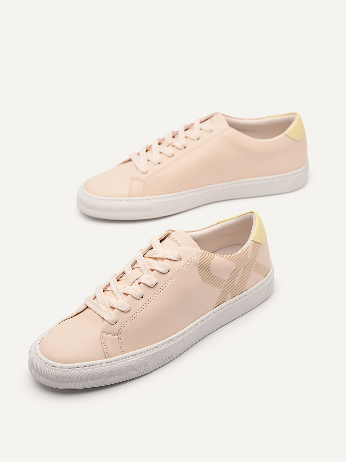 Giày sneakers cổ thấp Icon Court, Nude