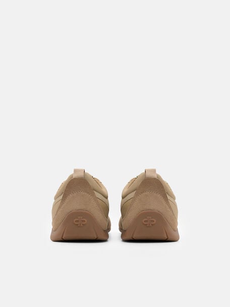 Gi&agrave;y sneakers cổ thấp Dario Suede, C&aacute;t, hi-res